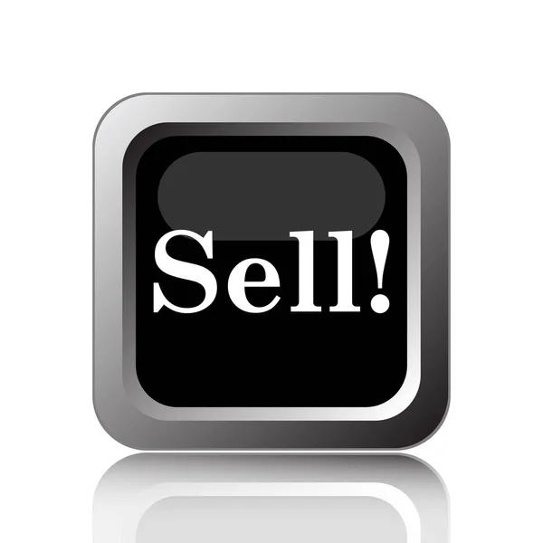 Sell icon. Internet button on white background