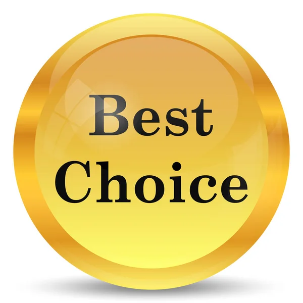 Best Choice Icon Internet Button White Background — Stock Photo, Image