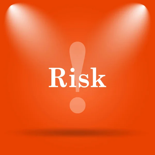 Risk icon — Stock Photo, Image