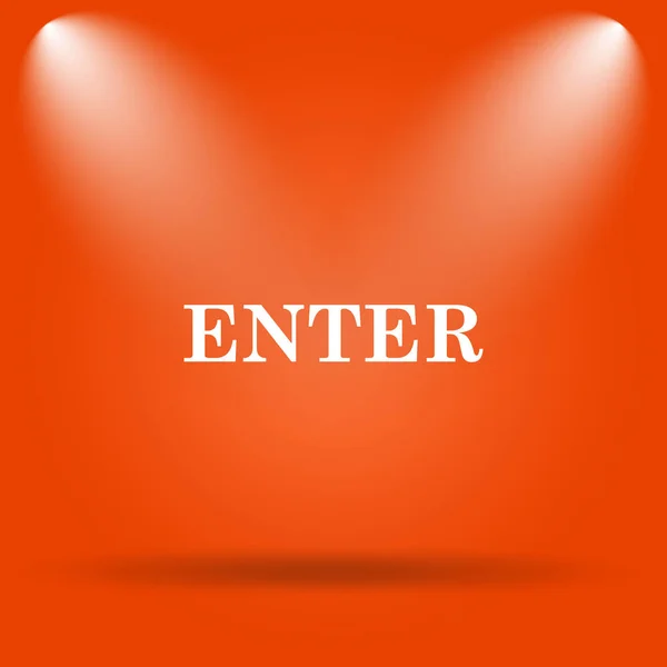 Enter icon — Stock Photo, Image