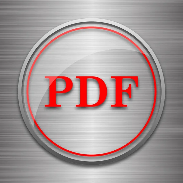 Icono Pdf —  Fotos de Stock