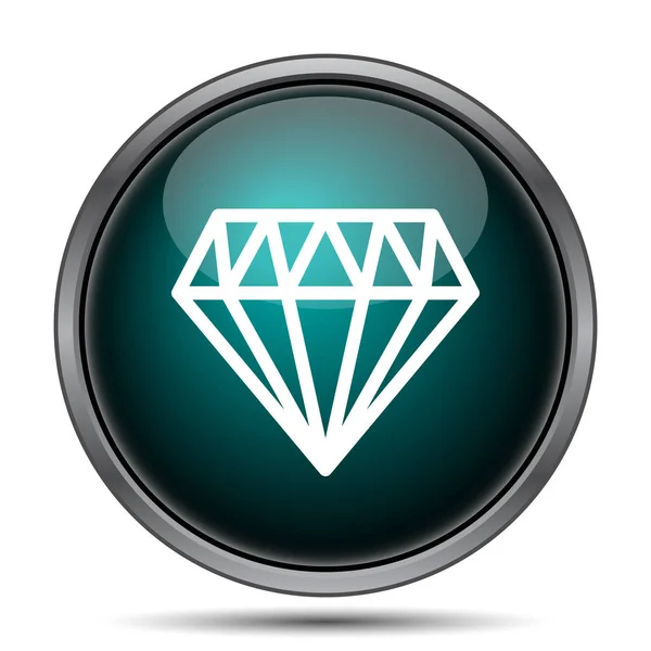 Icono de diamante — Foto de Stock