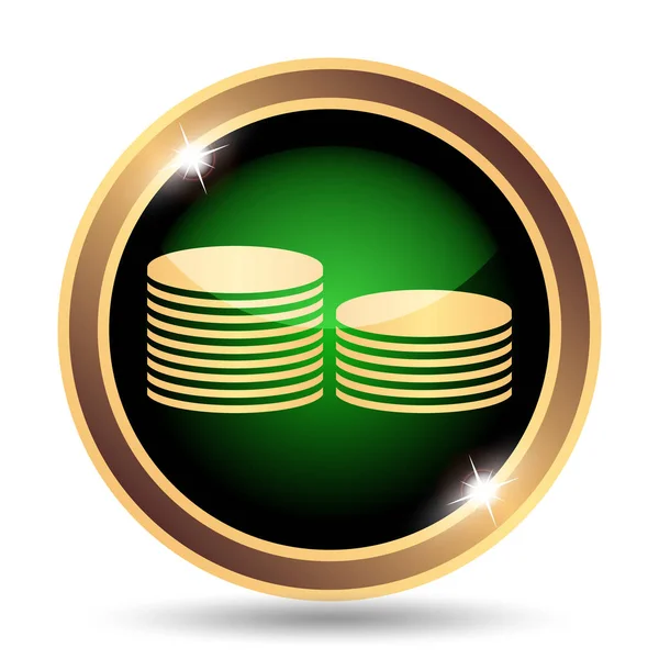 Monedas. Icono de dinero —  Fotos de Stock