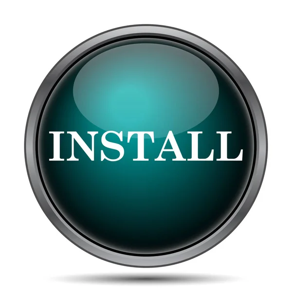 Instalar icono — Foto de Stock