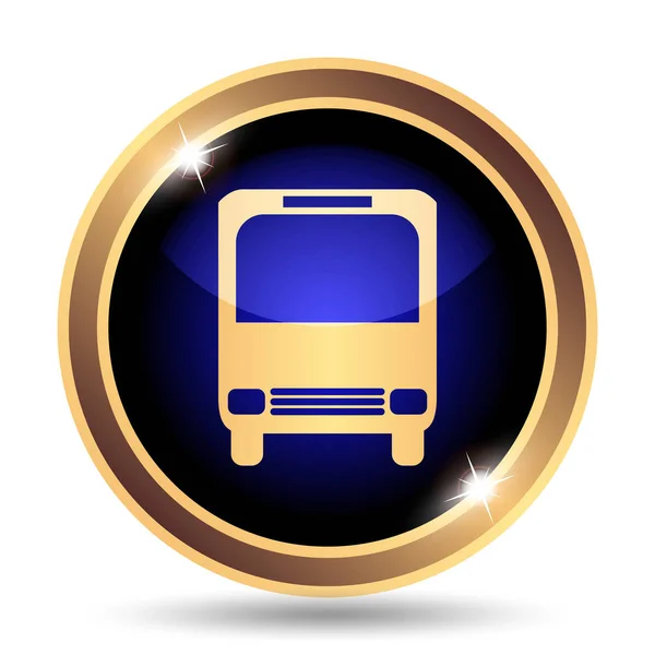 Bus Icon Internet Button White Background — Stock Photo, Image
