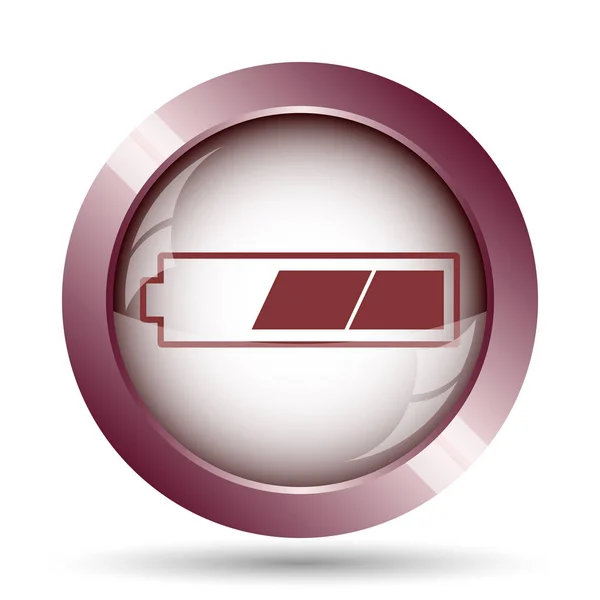 2 thirds charged battery icon — Stock Photo, Image