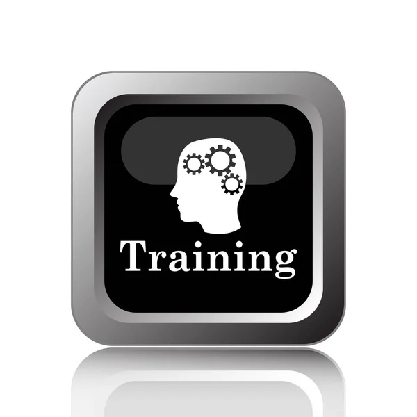 Training Icon Internet Button White Background — Stock Photo, Image