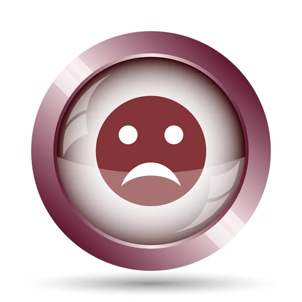 Sad smiley icon — Stock Photo, Image