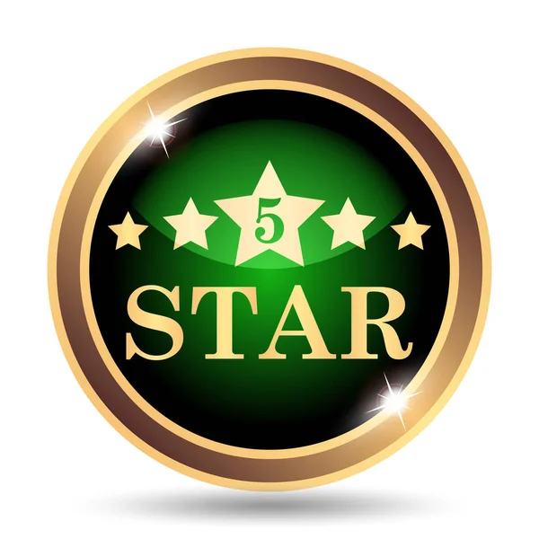 Icono de 5 estrellas — Foto de Stock