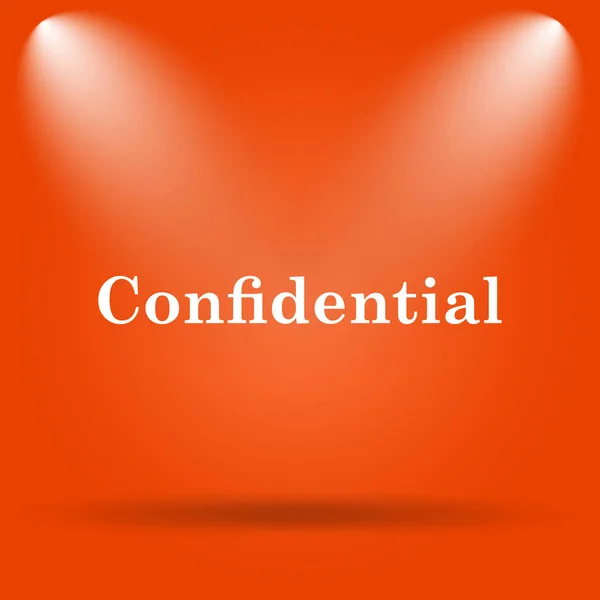Icono confidencial —  Fotos de Stock
