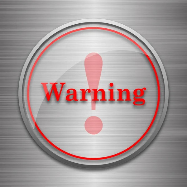 Warning icon — Stock Photo, Image