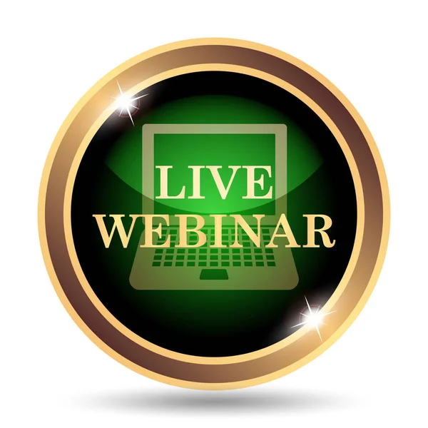 Live webinar icon — Stock Photo, Image