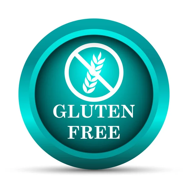 Glutenfreies Symbol Internet Taste Auf Weißem Hintergrund — Stockfoto