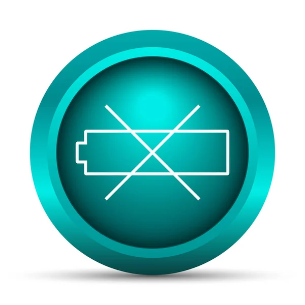 Empty battery icon — Stock Photo, Image