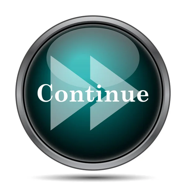 Continue icon — Stock Photo, Image