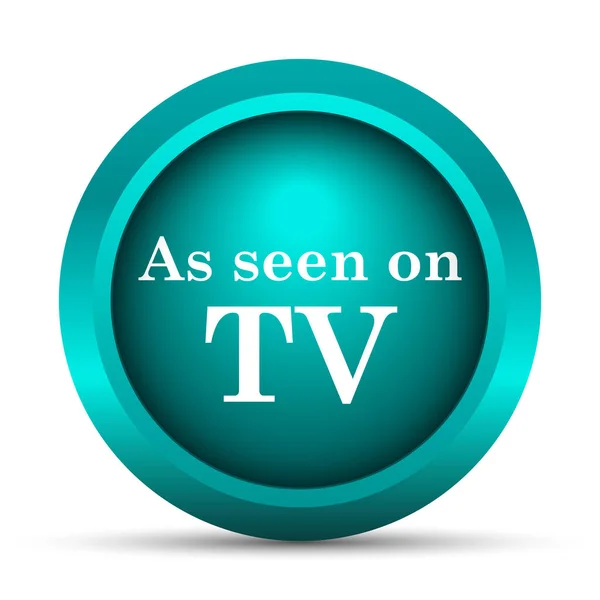Como se ve en el icono de TV — Foto de Stock