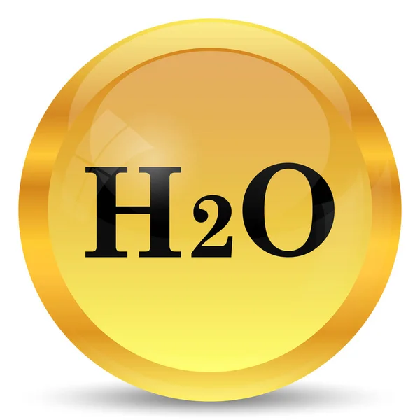 Icono H2O — Foto de Stock
