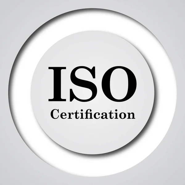 Iso icono de certificación —  Fotos de Stock