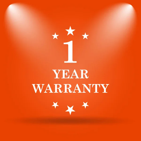 1 year warranty icon — Stock Photo, Image