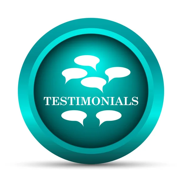 Testimonials icon — Stock Photo, Image