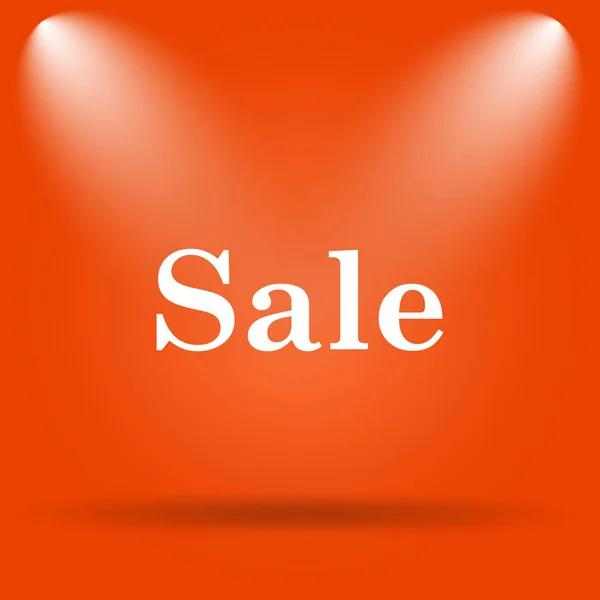 Sale Icon Internet Button Orange Background — Stock Photo, Image