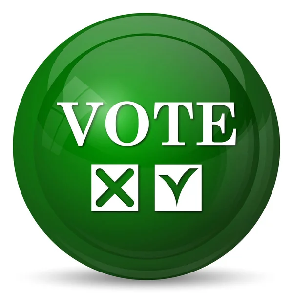 Vote Icon Internet Button White Background — Stock Photo, Image