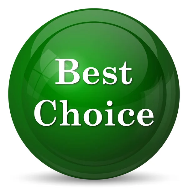 Best Choice Icon Internet Button White Background — Stock Photo, Image