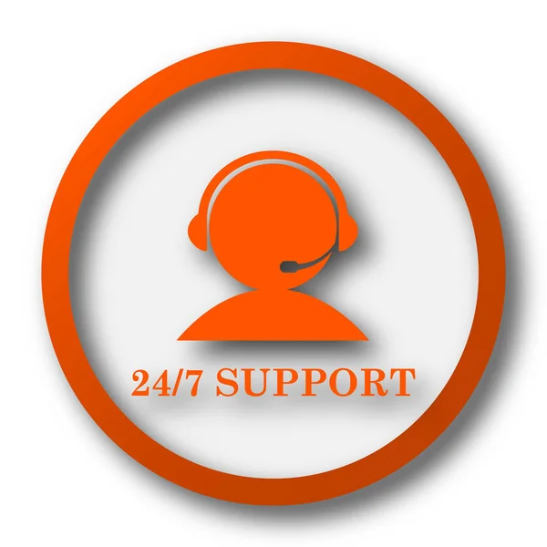 24-7 icona di supporto — Foto Stock