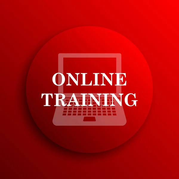 Ícone de treinamento online — Fotografia de Stock