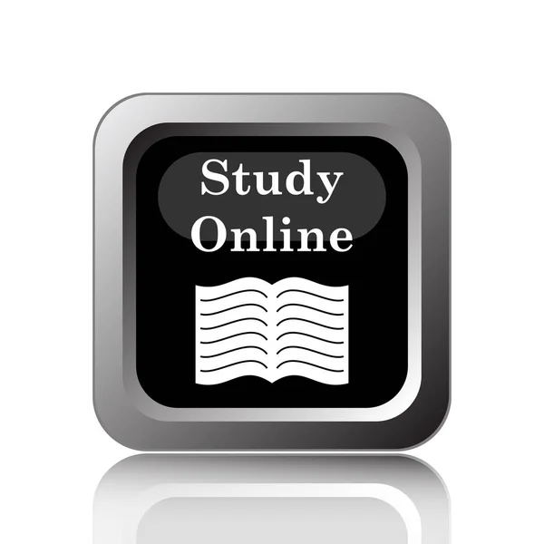 Online-Ikone studieren — Stockfoto