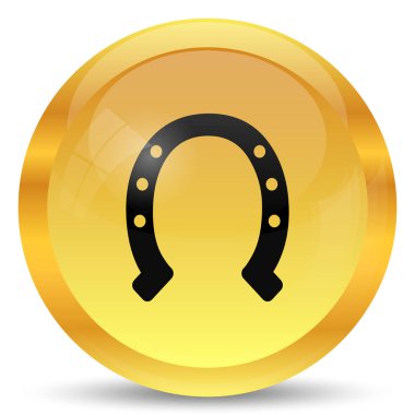 At nalı simgesi. Beyaz arka plan üzerinde Internet düğmesi