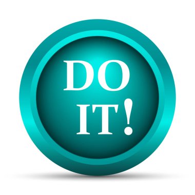 Simge yapmak. Beyaz arka plan üzerinde Internet düğmesi