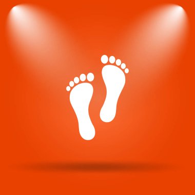 ayak yazdırma simgesi
