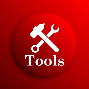 Araçlar simgesi. Beyaz arka plan üzerinde Internet düğmesi