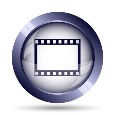 Fotoğraf simge. Beyaz arka plan üzerinde Internet düğmesi