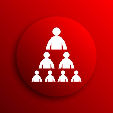 Kuruluş grafiği ile insanlar kutsal kişilerin resmi. Beyaz arka plan üzerinde Internet düğmesi