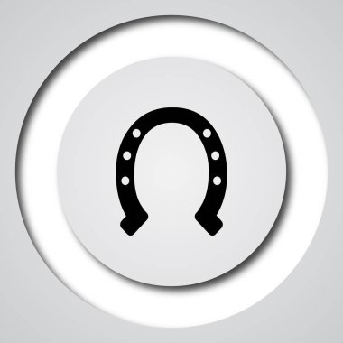 At nalı simgesi. Beyaz arka plan üzerinde Internet düğmesi