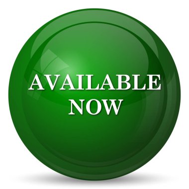 Kullanılabilir Şimdi simgesi. Beyaz arka plan üzerinde Internet düğmesi