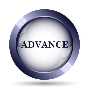 Önceden simgesi. Beyaz arka plan üzerinde Internet düğmesi