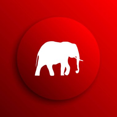 Fil kutsal kişilerin resmi. Beyaz arka plan üzerinde Internet düğmesi