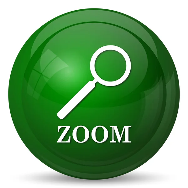 Zoom with loupe icon — Stock Photo, Image