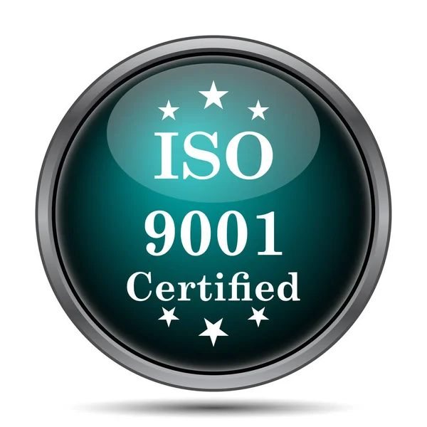 Иконка ISO9001 — стоковое фото