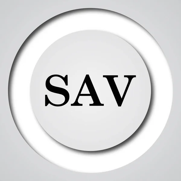 SAV icon — Stock Photo, Image