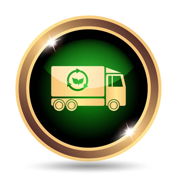 Icono de camión ecológico — Foto de Stock