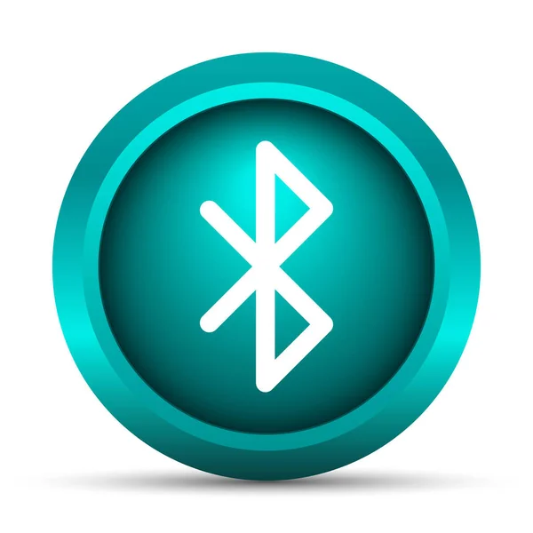 Bluetooth Simgesi Beyaz Arka Plan Üzerinde Internet Düğmesi — Stok fotoğraf