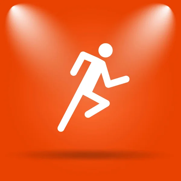 Running man icon — Stock Photo, Image