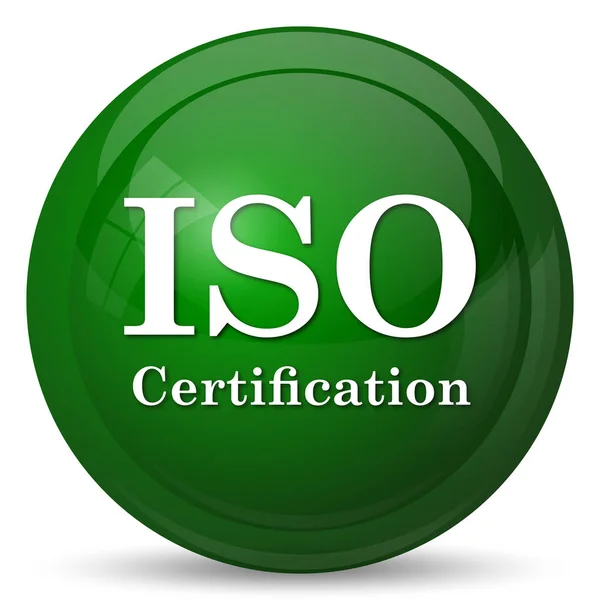 Значок сертифікації ІСО — стокове фото