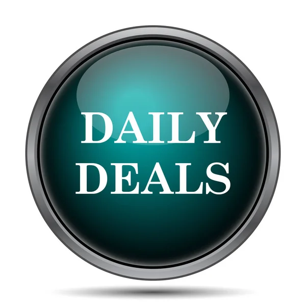 Daily Deals Icon Internet Button White Background — Stock Photo, Image