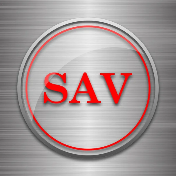 SAV icon — Stock Photo, Image