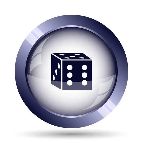 Dice icon — Stock Photo, Image